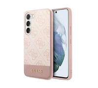 Guess Étui pour téléphone portable GUHCS23SG4GLPI 4G Stripe Collection Rose - Samsung Galaxy S23