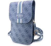 Guess Étui pour téléphone portablePolyuréthane4G rayures imprimées bleu
