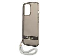 Guess Étui Rigide Coque Translucide Sangle pour IPHONE 13 Pro 6,1 "