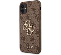 Guess Étui Rigide Housse de Protection Coque Braun 4G Big Métal Logo pour