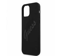 Guess Étui Rigide Noir Écriture Vintage pour IPHONE 12 Pro Max 6,7 "