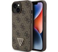Guess, Étui Triangle Diamond 4G Apple iPhone 15 Plus, Marron