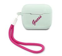 Guess Étui vintage pour Apple AirPods Pro, bleu clair
