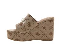 Guess - Evenza Wedge Sandal - Femme - Chaussures - Brun - Taille: 40 EU