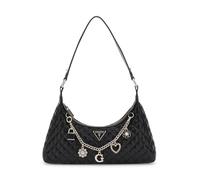 GUESS Everlee Top Zip Shoulder Bag, Sac à bandoulière Femme, Noir, Taille Unique