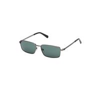 Guess - Ezra Narrow Rectangular Lunettes de soleil - Homme - Accessoires - Gris - Taille: 56 MM