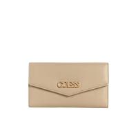 GUESS Factory Hallow Lane Portefeuille fin pour femme, taupe, Portefeuille