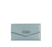 GUESS Factory Hallow Lane Portefeuille fin pour femme, Denim pâle, Portefeuille