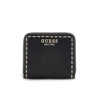 Guess - Famille : fentes pour cartes de crédit. Compartiment principal avec poche porte monnaie intérieure avec bouton. Inscription logo avant. Dimensions : 11 x 9 x 2 cm. Noir TU BLA, Noir