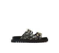 Guess - Fatema 4G Logo Slipper - Femme - Chaussures - Noir - Taille: 35 EU