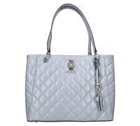 Guess - Faux Leather Tote - Femme - Sacs - Bleu - Taille: ONE Size