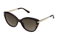 Guess Lunettes de soleil GU7658 52F Havana Marron Femme