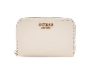 Guess, Femme, Accessoires, Beige, Taille: ONE Size Petit portefeuille zippé Laurel