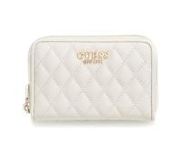 Guess, Femme, Accessoires, Blanc, Taille: ONE Size Atabey Quilted Medium Zip-Around Wallet