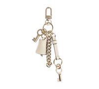 Guess, Femme, Accessoires, Blanc, Taille: ONE Size Metal Keyring