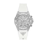 Guess, Femme, Accessoires, Blanc, Taille: ONE Size Montre Multifonction Femme Édition Spéciale 40e Anniversaire Blanc Argent Gw0814L2
