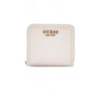 Guess, Femme, Accessoires, Blanc, Taille: ONE Size Nastra Stitch-Detail Mini Wallet