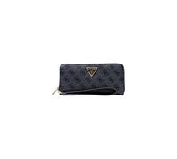 Guess, Femme, Accessoires, Gris, Taille: ONE Size Portefeuille à Fermeture Éclair Imprimé Gris avec Poches