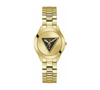 Guess Tri Plaque Woman Watch Doré Femme