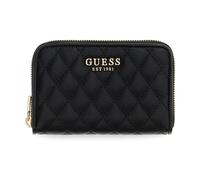 Guess, Femme, Accessoires, Noir, Taille: ONE Size Atabey Portefeuille matelassé zippé moyen