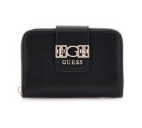Guess, Femme, Accessoires, Noir, Taille: ONE Size Portefeuille Élégant avec Fermeture Éclair