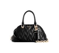 GUESS Femme Adelard Dome Satchel Cartable, Noir, Taille Unique