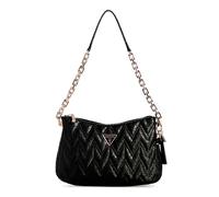 GUESS Femme Adelard Top Zip Shoulder Bag Sac à bandoulière, Noir, Taille Unique