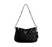 GUESS Femme Adelard Top Zip Shoulder Bag Sac à bandoulière, Noir, Taille Unique