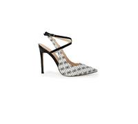 Guess Femme Amazie2 Sandale, crème, 40 EU