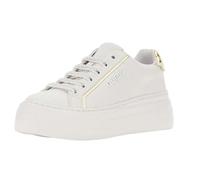 GUESS Femme Ameria Sneaker, White Platine, 36 EU