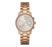 Guess Femme Analogique Classique Quartz Montre avec Bracelet en Acier Inoxydable W0623L2