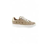 Guess, Femme, Chaussures, Beige, Taille: 37 EU Stasey 4G Peony Logo Baskets