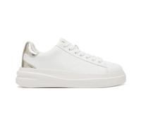 Guess, Femme, Chaussures, Blanc, Taille: 36 EU Baskets en cuir Elbina