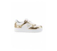 Guess, Femme, Chaussures, Blanc, Taille: 39 EU Miriam Triangle Logo Baskets