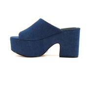 Guess, Femme, Chaussures, Bleu, Taille: 40 EU Sandales à Talons Hauts