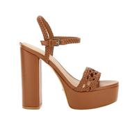 Guess, Femme, Chaussures, Brun, Taille: 40 EU Sandales à Talons Hauts Décontractées