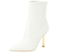 GUESS Femme CIDNI Heeled Ankle Boots, White, 40 EU