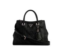 GUESS Femme Cresidia Society Satchel Cartable, Noir, Taille Unique