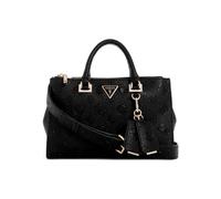 GUESS Femme Cresidia Status Satchel Cartable, Noir, Taille Unique