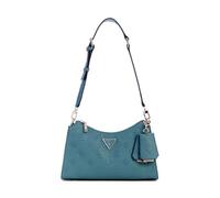 GUESS Femme Cresidia Top Zip Shoulder Bag Sac à bandoulière, Bleu Sarcelle, Taille Unique