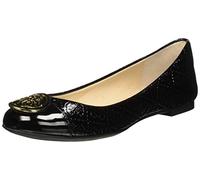 Guess Femme Debossed Symbol Patent/Butter Ballerines, Noir (Nero), 35 EU