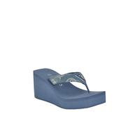 GUESS Femme Demmey Sandale, Denim Blue 400, 37.5 EU