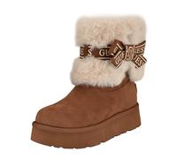GUESS Femme Denla Bottine, Brun Moyen 210, 37.5 EU
