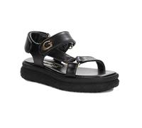 GUESS Femme Fljlanele03-black Sandales, Noir, 38 EU