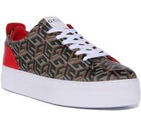 Guess Femme Giaa5 Plat Oxford, Multicolore, 38 EU