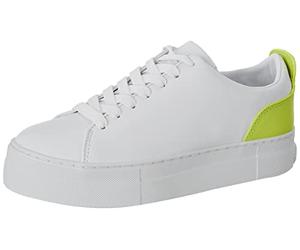 GUESS Femme Giaa5 Plat Oxford, White Lime, 39 EU