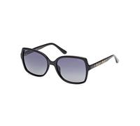 Guess Femme GU00100 01D Lunettes de soleil Injecté Noir Fumée Carré Polarisé Ombré