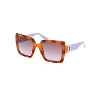 Guess Femme GU00103 53Z Lunettes de soleil Injecté Carré Normale Ombré