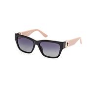 Guess Femme GU00105 05D Lunettes de soleil Injecté Noir Gris Carré Polarisé Ombré