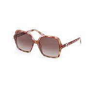 Guess Femme GU00190 47F Lunettes de soleil Métal Marron Marron Carré Normale